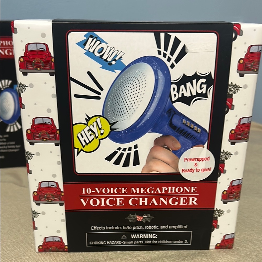 NWT Never opened! Blue Megaphone Voice Changer for Kids